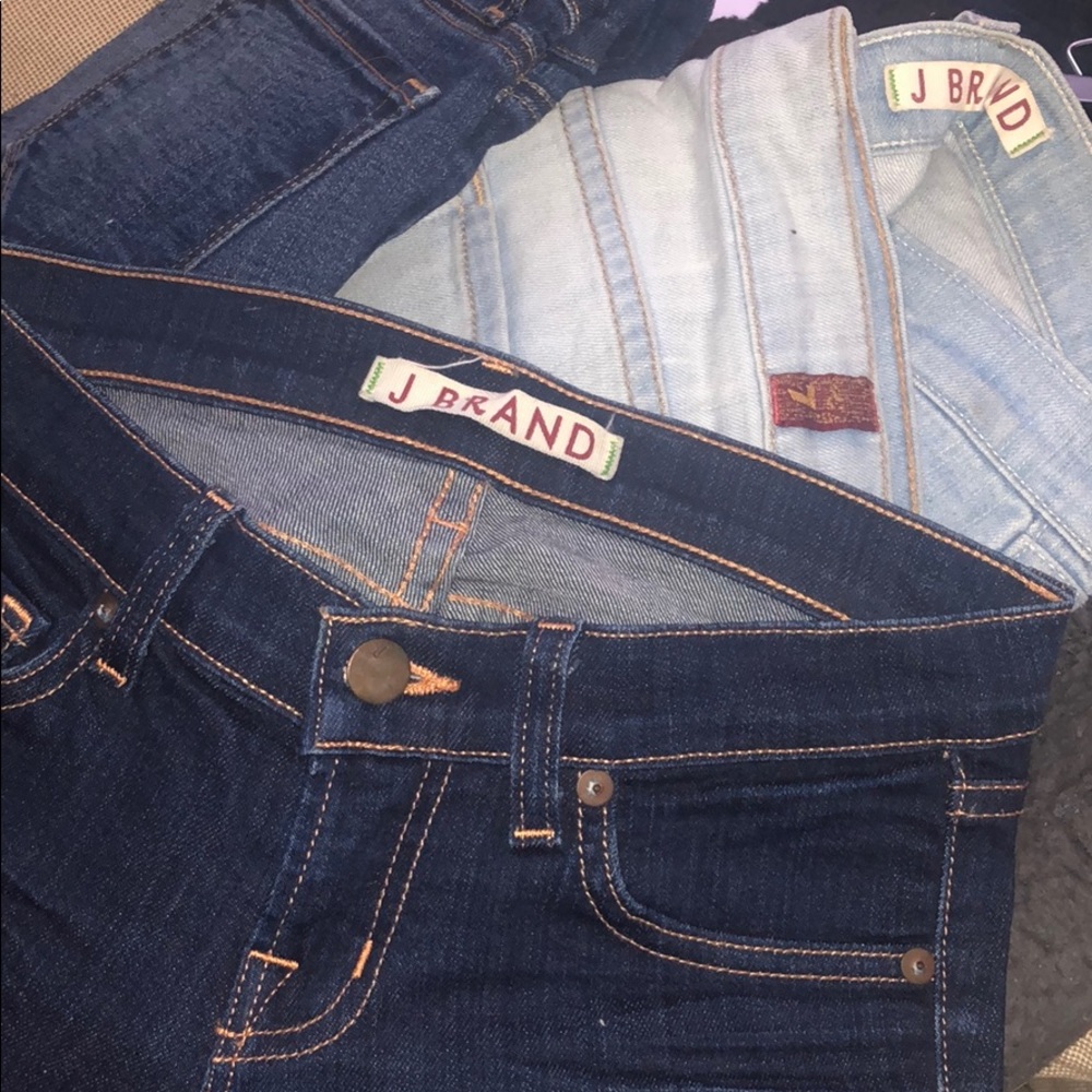 J Brand Dark Denim Skinny Jeans Size 24 LIKE NEW!